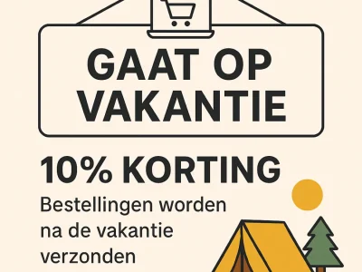 Webshop sluiten tijdens vakantie